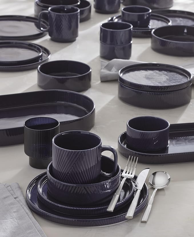 Lenox 898176 Modulus Mugs, Set Of 4, Nightshade