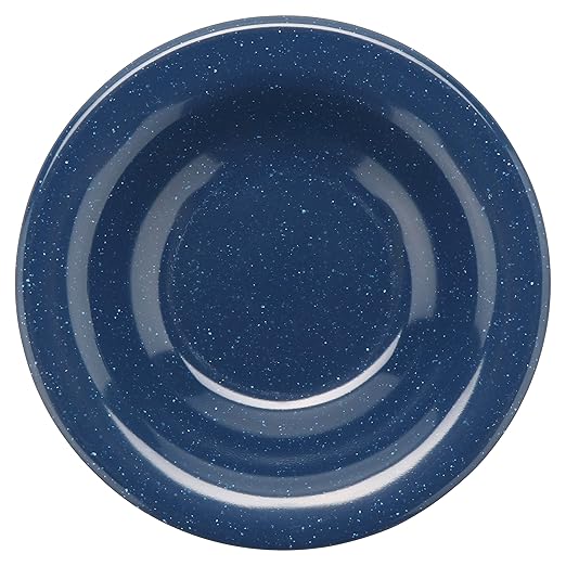 GET BF-050-TB Melamine Narrow Rim Fruit/Dessert Bowl, 3.5 Ounce, Texas Blue (Set of 12)