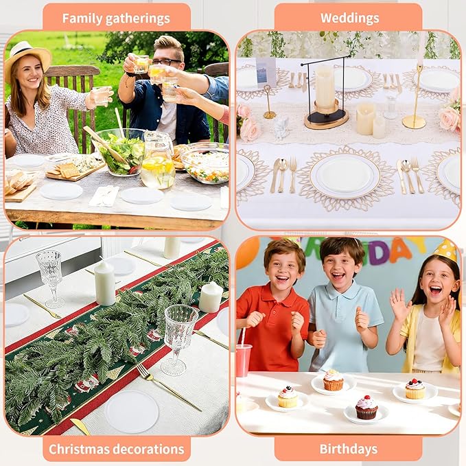 4 Pcs 6 Inch Ceramic Appetizer Plates, Small Salad Appetizer Dessert Plates, Matte Glaze Plates for Kitchen, Dessert, Pie, Cake, Microwave Dishwasher Oven Safe(white)