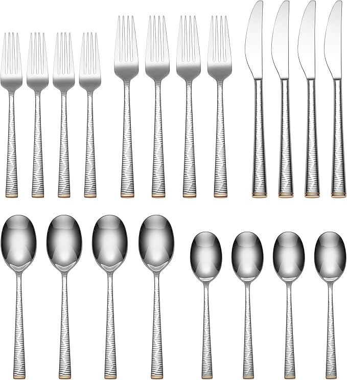 Lenox 895539 Blue Bay Flatware 20-Piece Set