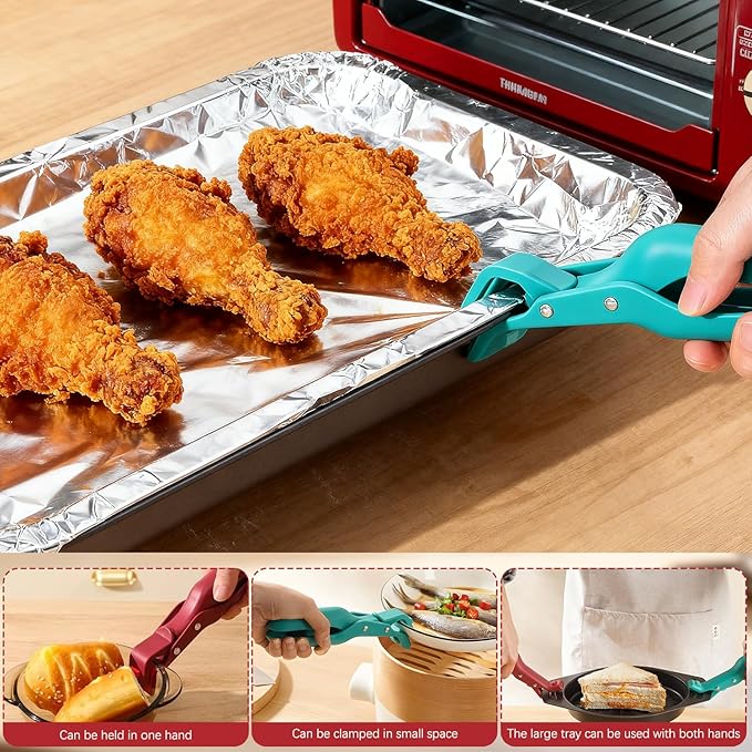 2PCS Hot Plate Grippers,Aulti-Function Anti-Scald Bowl Clip for Kitchen,Silicone Non-slip Hot Dish Plate Holder,Anti-Scald Bowl Clip,Microwave Oven Cooking,Kitchen Utensil for Bowls,Pans,Dishes