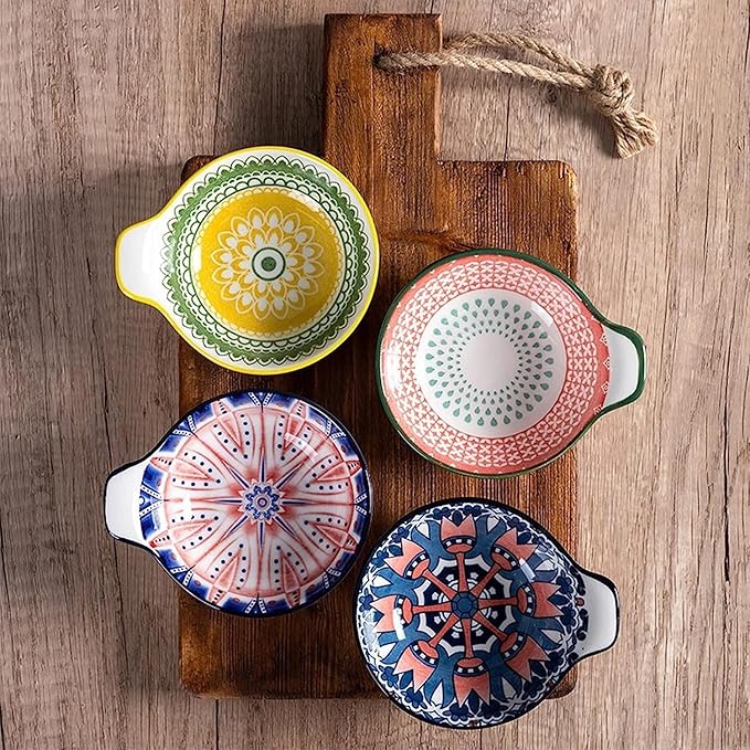 Dipping Dish Dip Bowls Ceramic Snack Bowl Sauce Catering Small Dishes Hotel Restaurant Soy Sauce And Vinegar Dishes Creative Tableware Dip/Dip Bowl Appetizer Plate Seasoning Dish (Color : B)