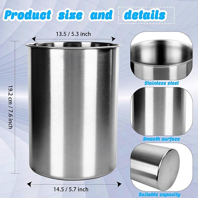 4 Pack Stainless Steel Wine Chiller Bucket Fits 750 ML Wine Bottle Cooler Keeps Cold Hours Insulated Champagne Beer Ice Bucket Bulk for Single Bottle for Parties Bar