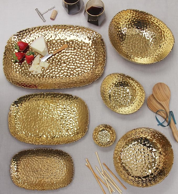 Pampa Bay Millennium Porcelain Serving Platter (Gold Tone)