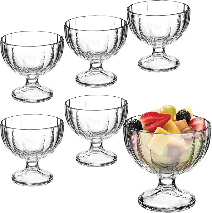 Bormioli Rocco Alaska Dessert Bowls, Set of 6