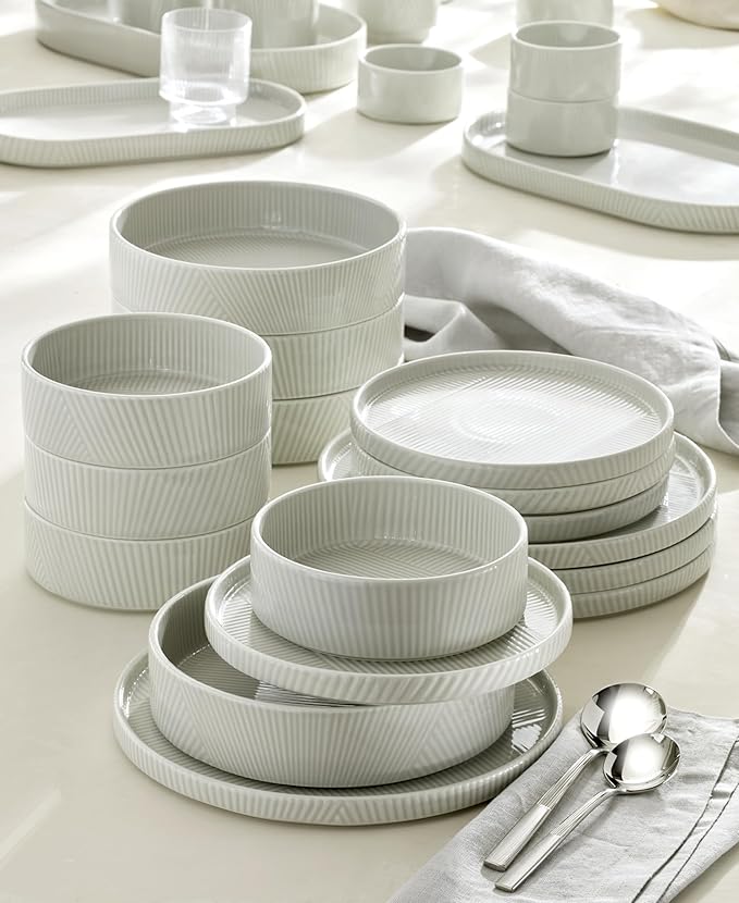 Lenox 898017 Modulus 12-Piece Bowl Set, Vapor