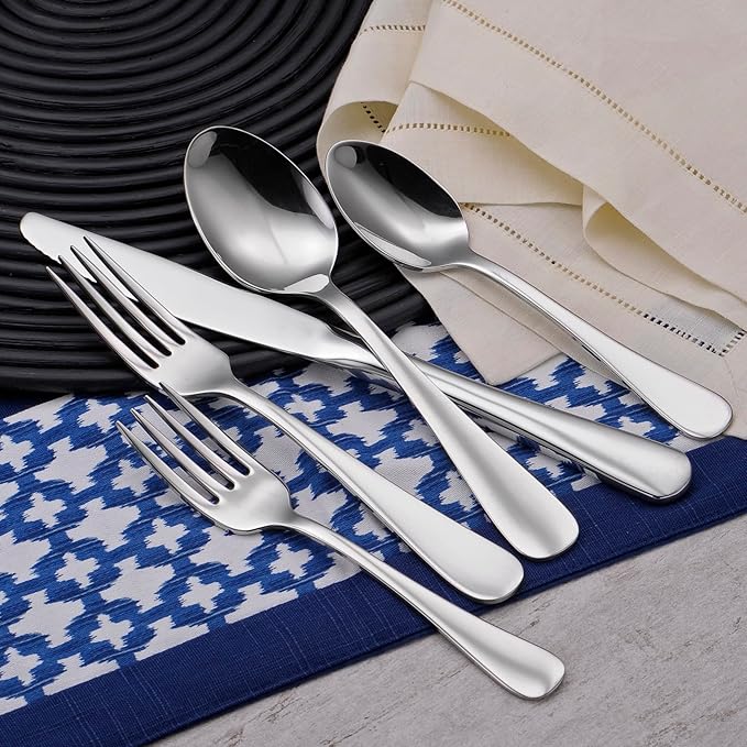 Liberty Tabletop Patriot 65 Piece Silverware Set Service for 12 Silverware Made in USA