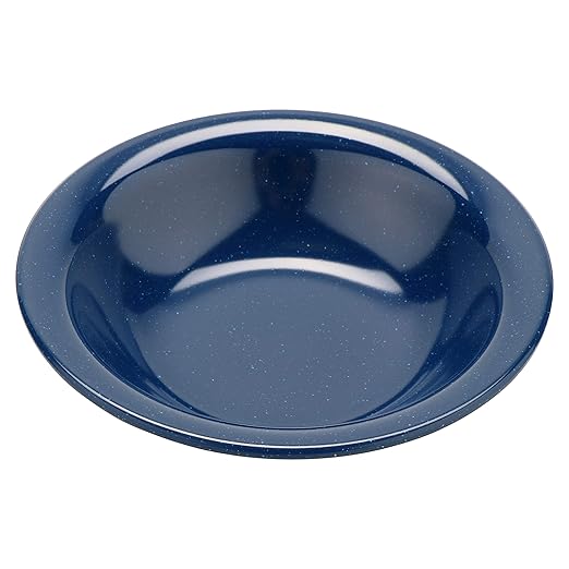 G.E.T. BF-725-TB Melamine Narrow Rim Fruit/Dessert Bowl, 14 Ounce, Texas Blue (Set of 12)