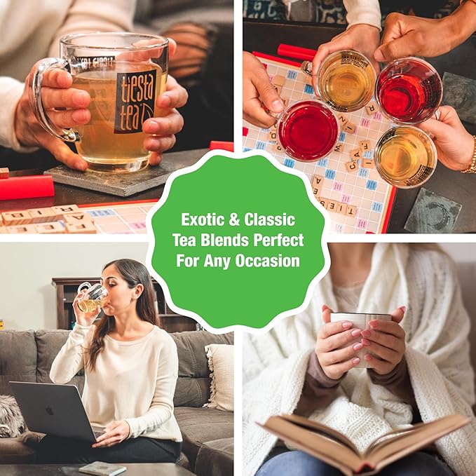 Tiesta Tea - Chinese Jasmine, Loose Leaf, Classic Jasmine Green Tea, Premium Blend, Medium Caffeinated Green Blend, Make Hot or Iced & Brews Up to 25 Cups, 1.8 Ounce Resealable Pouch