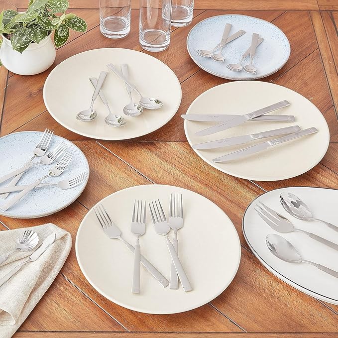 HENCKELS Joy 45-pc 18/10 Stainless Steel Flatware Set