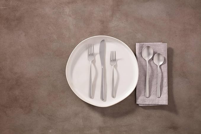 Cambridge 304420CNB12DS Lorenn Sand 20-Piece Flatware Set