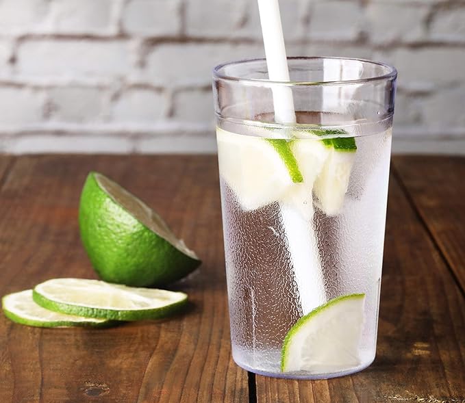 New Star Foodservice | Restaurant-Grade Beverage Tumblers (Clear (Set of 12), 5 oz)