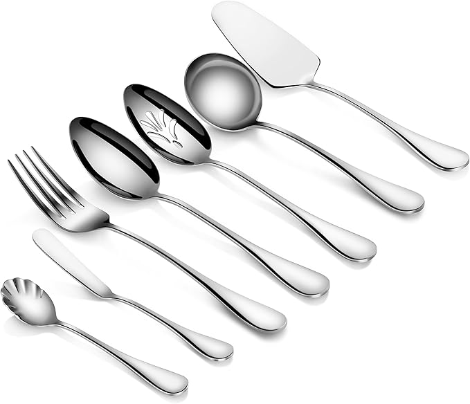Artaste 56433 Rain 18/10 Stainless Steel 7-Piece Hostess Set