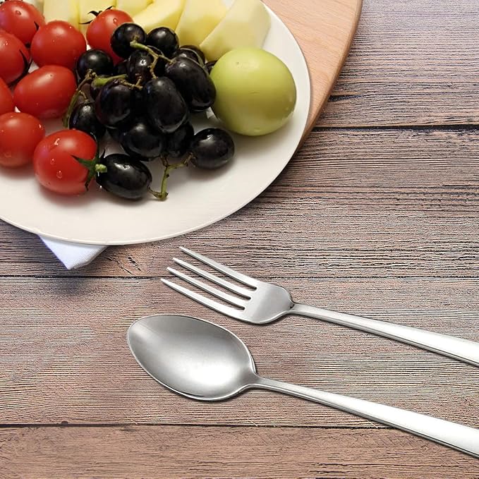 Personalized Flatware Set, Yoption Stainless Steel Customized Engraved Spoon and Fork Kit with Gift Box, Unique Lover Gift (Customized Spoon & Fork, 1)