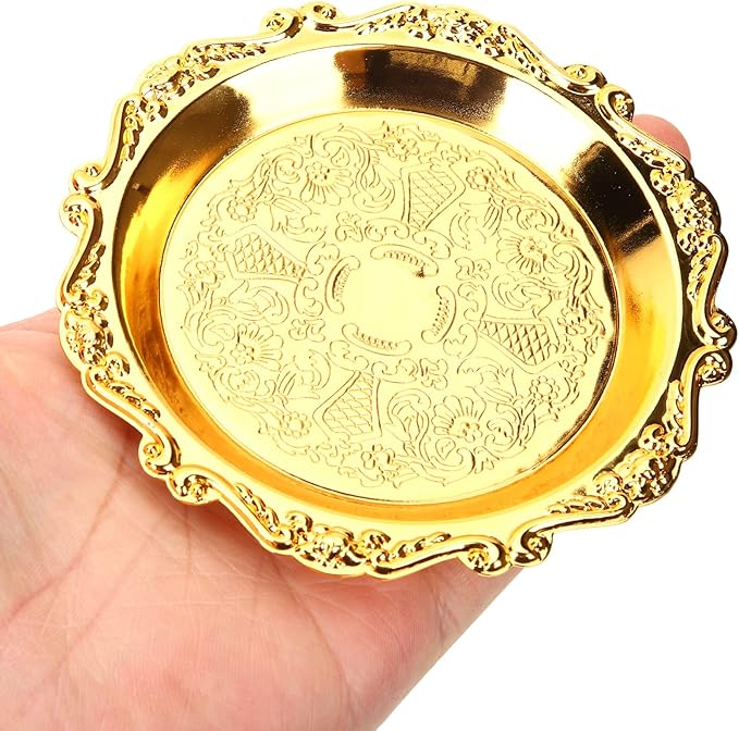 Vintage Appetizer Platter 6-inch Serving Tray Dividers for Snacks Fruit Desserts for Wedding Party Holiday