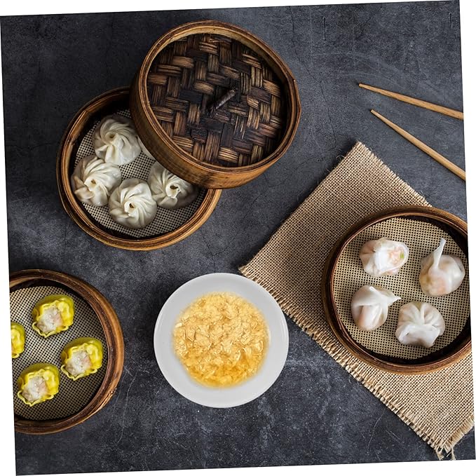 HEALLILY 6pcs Ceramic Dipping Plates Appetizer Sauce Dishes for Parties Picnics and Home Use Compact and Easy to Clean Condiment Bowls for Sauce and Vinegar
