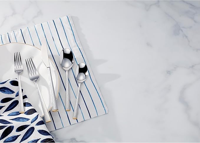 Lenox 895539 Blue Bay Flatware 20-Piece Set