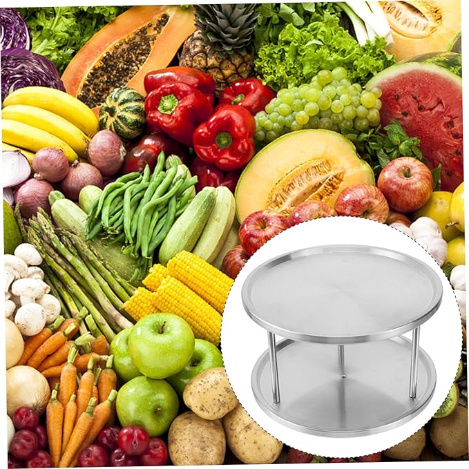 Stainless Steel Seafood Plate Silver Texture Snack Dish Multifunctional Food Tray for Bbq Cake Serving in Restaurants and Parties