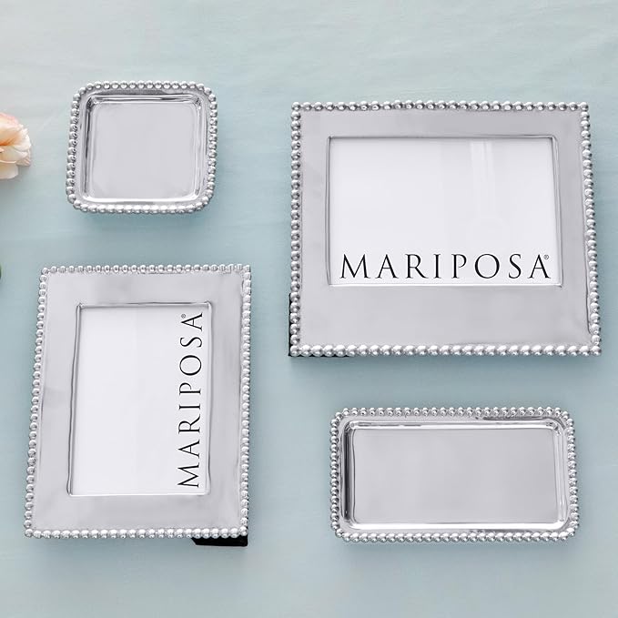 Mariposa Beaded Square Tray