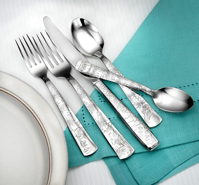 Liberty Tabletop Liberty 20pc Flatware Set Service For 4 MADE IN USA