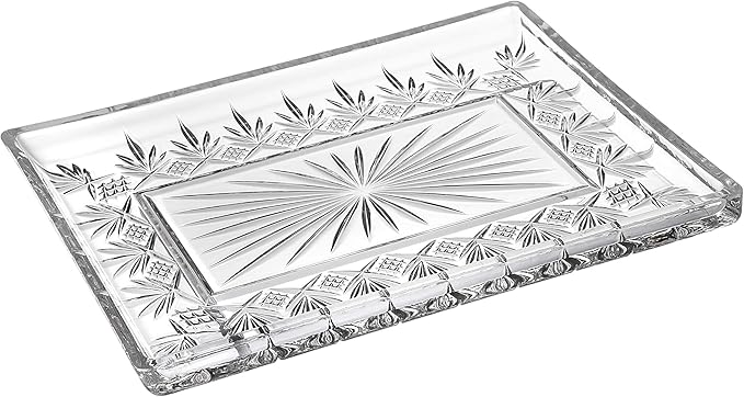 Godinger Crystal Dublin Vanity Tray