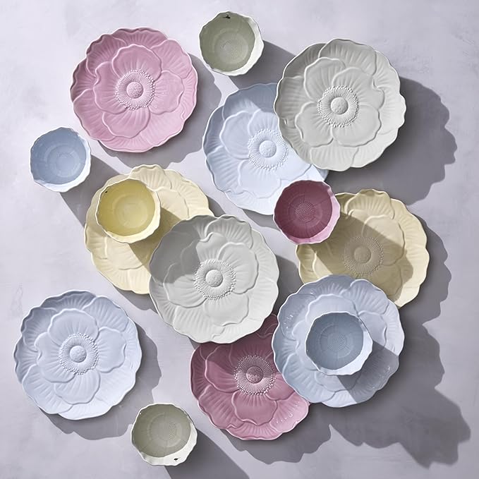 Lenox 897769 Butterfly Meadow Floral Dessert Bowls, Pink, Set of 4
