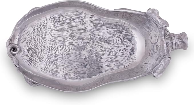 Arthur Court Extra Large Pig Ham Serving Carving Tray Cast Aluminum Perfect for Easter/Christmas Ham 26 inch Long x 12 inch Wide x 7 inch Tall