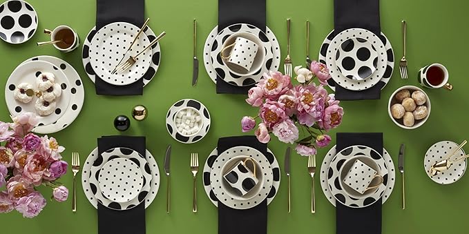 Kate Spade New York Dot 12-Piece Dinnerware Set, 19.84, White