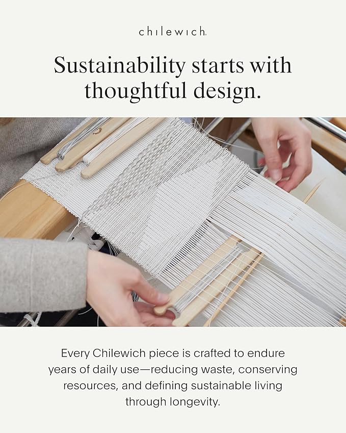 Chilewich Mini Basketweave Placemats in Light Grey - Set of 4 - Easy Care Woven Tabletop Textiles - Indoor/Outdoor - 19.25" x 14" Oval