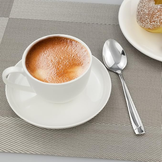 Cand 16 Pieces Stainless Steel Dessert Spoons, 6.69-Inch