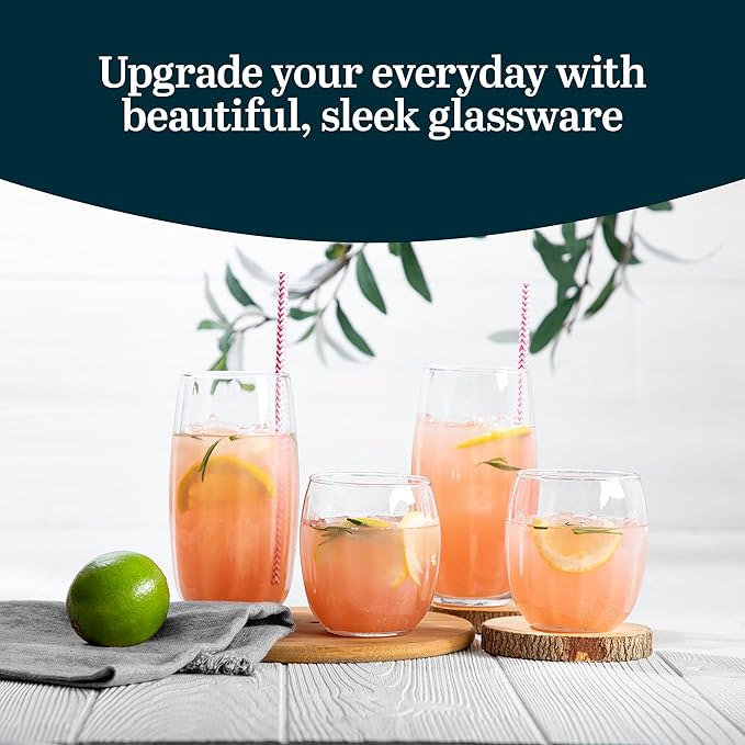 Libbey Samba 16-piece Drinkware Glass Set