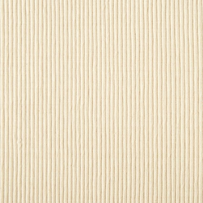DII Basic Everyday Ribbed Tabletop 100% Cotton, Placemat Set, 13x19, Natural, 6 Piece