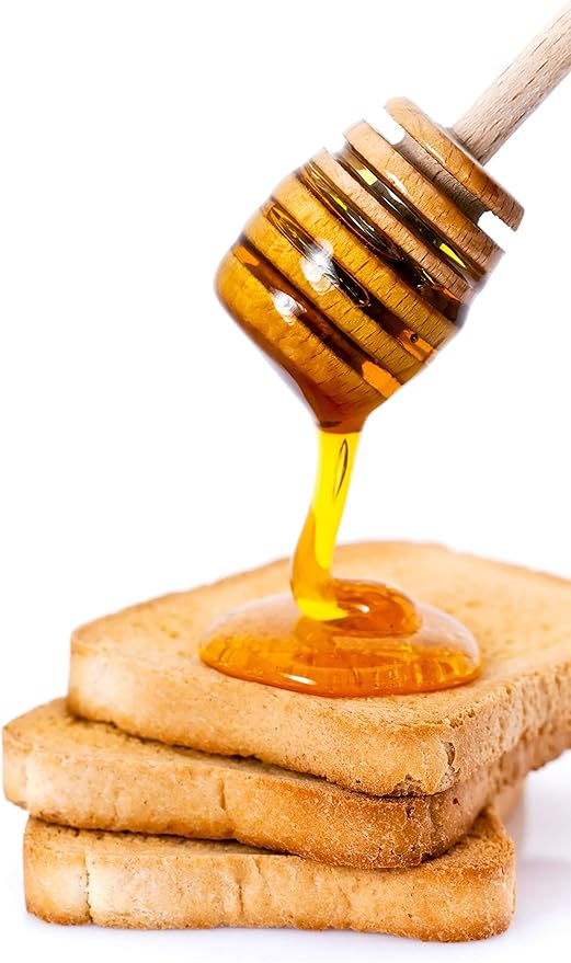 Fox Run Honey Dipper, Wood Honey Stirring Stick, 6.25"