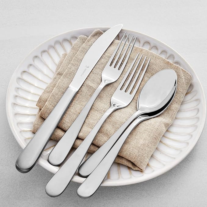 Henckels Lucena 65-pc 18/10 Stainless Steel Flatware Set