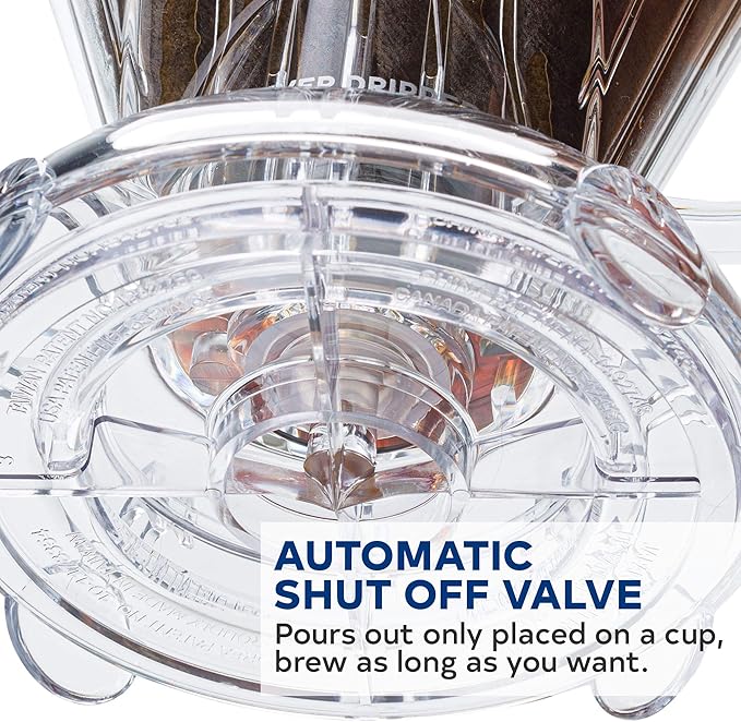 Clever Coffee Dripper and Filters, Large 18 oz| Barista's Choice| Safe BPA Free Plastic|Includes 100 Filters (Clear, 18 oz Large)