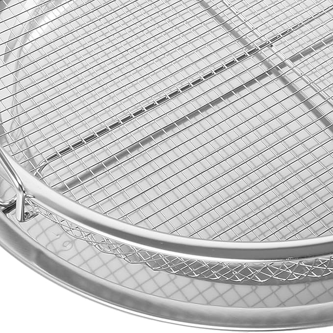 Kichvoe 1set Bbq Tray Grill Prep Meat Strainer for Outdoor Barbecue and Indoor Dining Serving Plate for Fried and Grilled Foods