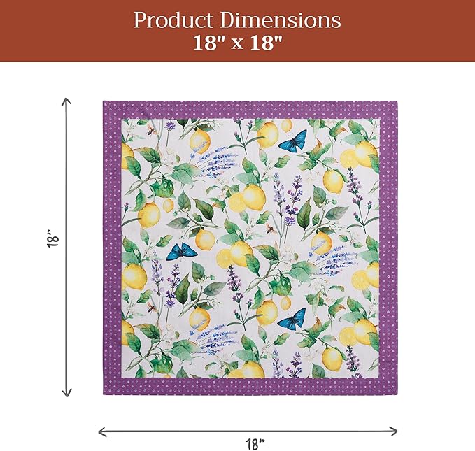 Maison d' Hermine Cloth Napkins Set of 4 100% Cotton Soft & Durable Everyday Reusable Square Napkins Cloth Washable, Dinner, Cocktail Party, Wedding, Restaurant (Siverque, 18" x 18")