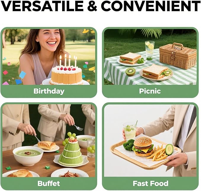 360 Count Plastic Spoons - 6.96 Inch Disposable Spoons, Heavy Duty Plastic Spoons, BPA-Free, Heat Resistant Disposable Silverware, Suitable for Party, Picnic, Events and Everyday Use