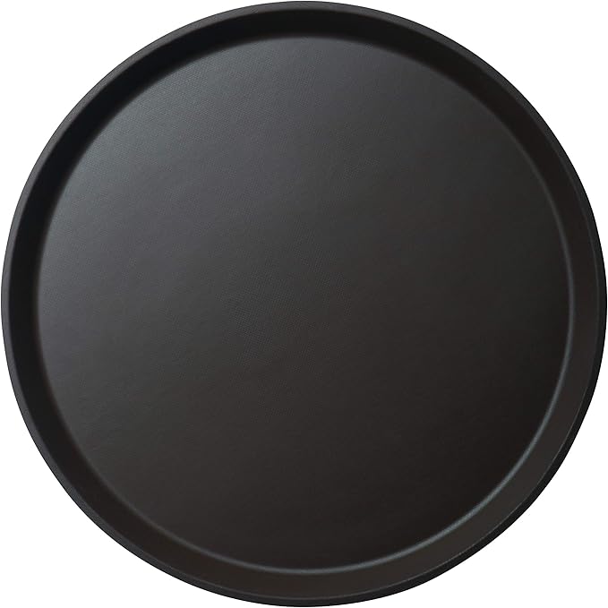 Cambro (1100CT138) 11" Round Fiberglass Bar Tray - Camtread® [Case of 12]