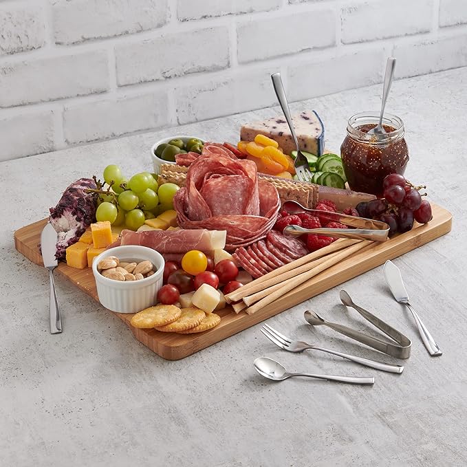 HIC Kitchen Charcuterie Serving Tool Set, 18/8 Stainless Steel, 8-Piece Set