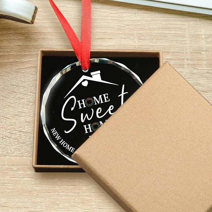 New Home Christmas Ornament 2025, House Warming Gifts 2025 Housewarming Gifts New Home Ornament for Newlywed Married Couples or Friends EST 2025