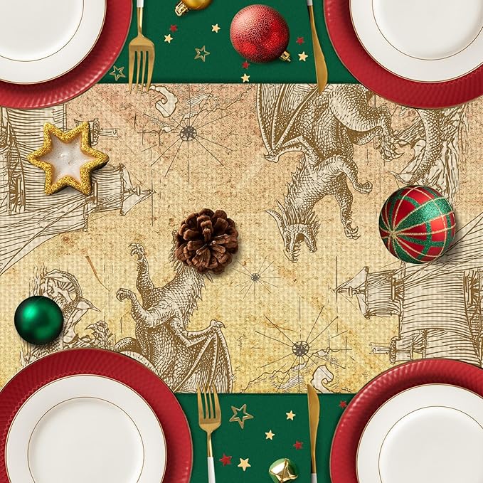Nautical Sailboat Table Runner Seasonal Holiday Kitchen Dining Linen Table Decoration for Indoor Outdoor Home Party Decor 13 x 72 Inch