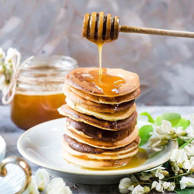Fox Run Honey Dipper, Wood Honey Stirring Stick, 6.25"