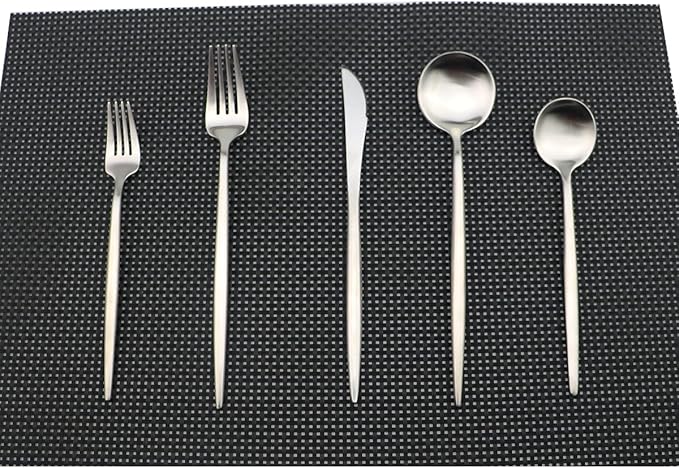Silverware, 20 Pieces 18/10 Stainless Steel Cutlery Flatware Tableware Dinnerware Utensils Sets for 4
