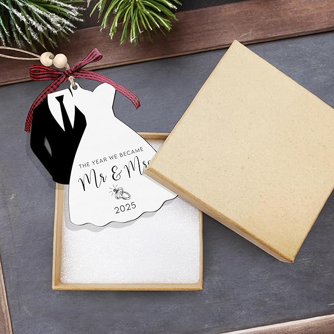 Wedding Gifts - Mr and Mrs Gifts - Wedding Gift for Couples 2025, Bride, Future Mr and Mrs - Bridal Shower Bride Gift Ideas (2 Side)