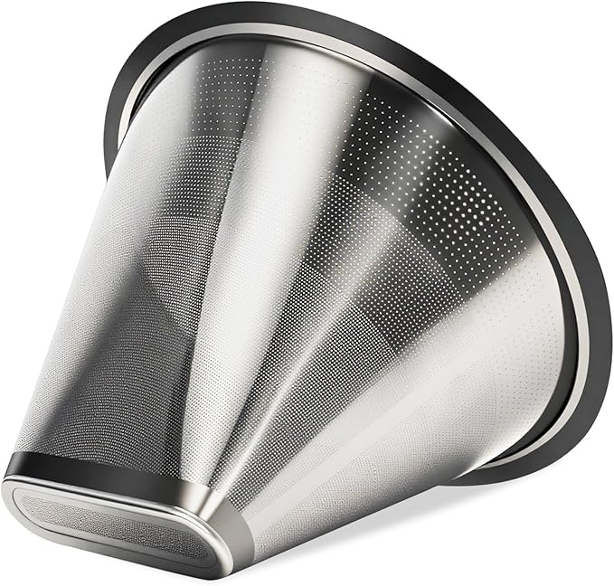 𝙐𝙥𝙜𝙧𝙖𝙙𝙚𝙙 for Moccamaster Filters, #4 Coffee Filter, Coffee Filter for Technivorm Moccamaster KBGV and KBT Coffee Machines, Metal Coffee Filter, Reusable Metal Filters are The Best Gifts.