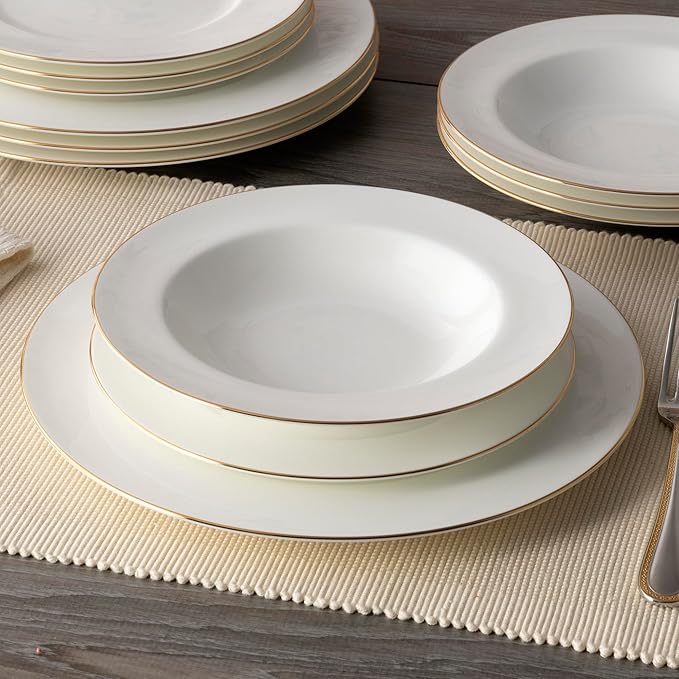 Noritake Accompanist 12-Piece Dinnerware Set, Service for 4