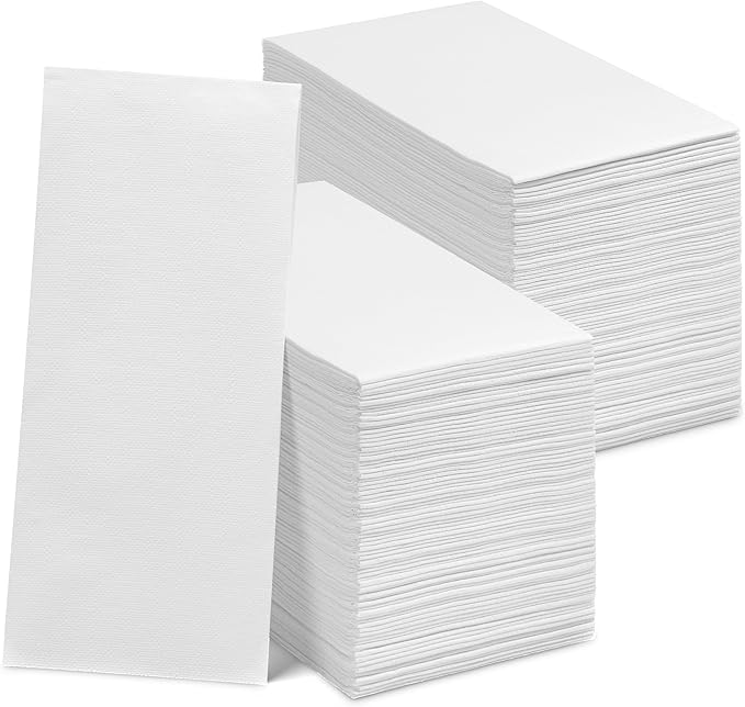 300 Pack Disposable Dinner Napkins Paper, 3-Ply, 12 "x 17" Guest Hand Towels For Bathroom, Wedding, Kitchen or Event