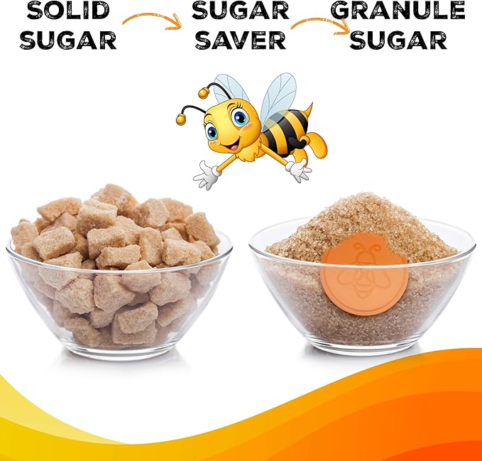 Terracotta Brown Sugar Saver- Brown Sugar Keeper Disc to Maintain Food Moisture in Storage Container - Terra Cotta Bear Softener Alternative - 1Pack