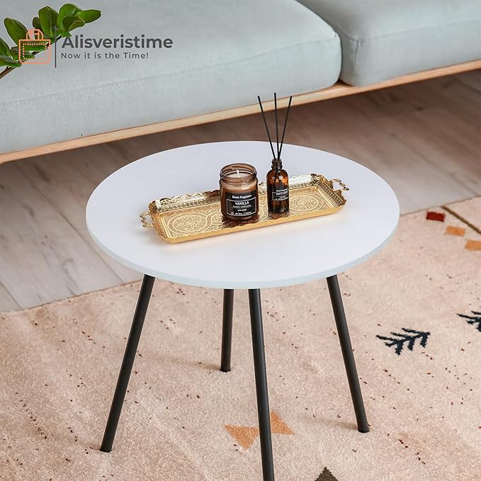 Alisveristime Turkish Ottoman Coffee Tea Beverage Serving Rectangle Tray (Small Tray) (13 INC*5.5 INC) (Gold)